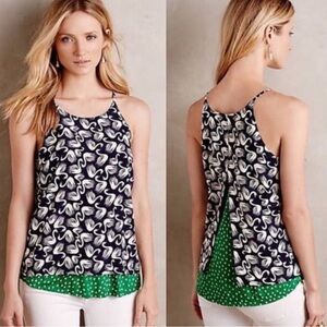 Anthropologie Porridge Layered Swan Tank